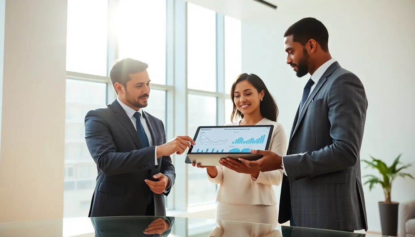 financial advisor discussing tax planning strategies with a couple.